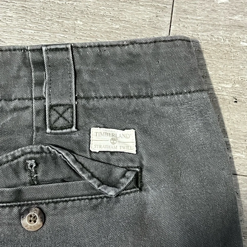 Timberland Cargo Work Wear Pants Men's Size 36x30 Grey Cargo Stratham Twill